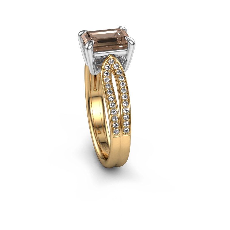 Afbeelding van Verlovingsring Antonia Eme 2<br/>585 goud<br/>Bruine Diamant 1.98 Crt