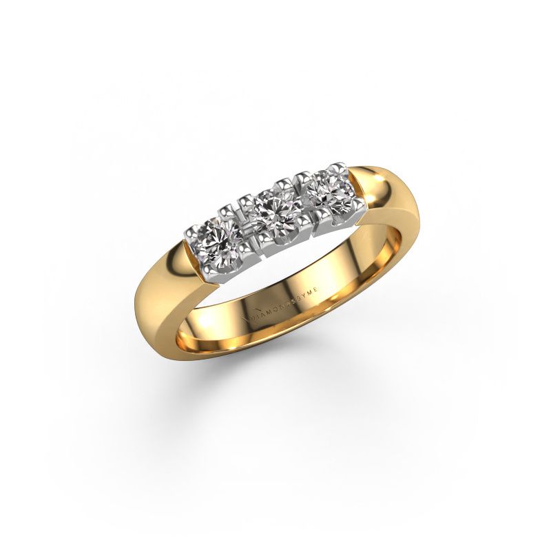 Ring Rianne 3 585 gold diamond 0.09 crt