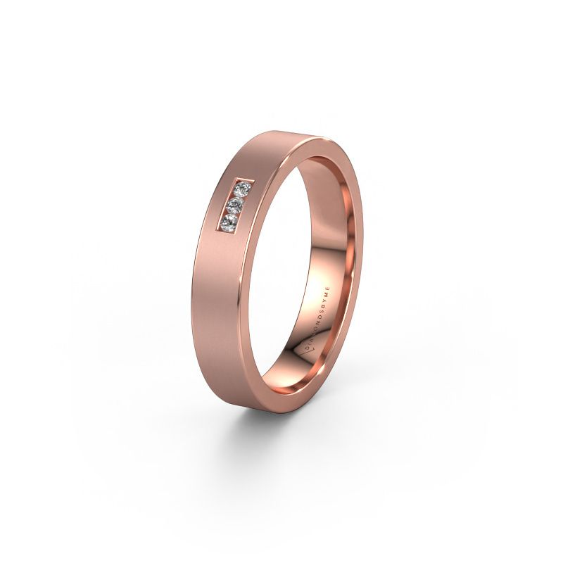 Alliance WH0106L14AM 585 or rose diamant ±4 x 1,7 mm