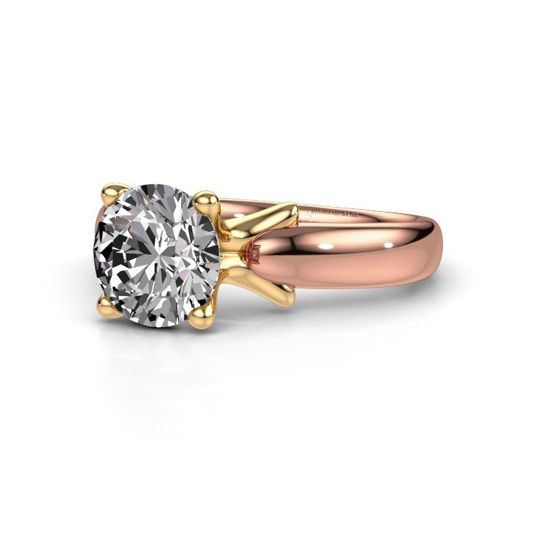 Afbeelding van Ring Jodie<br/>585 rosé goud<br/>Lab-grown diamant 2.00 crt