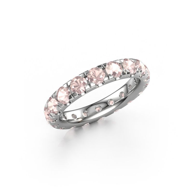 Vorsteckring Jackie 3.4 950 Platin Morganit Champagner 3.4 mm