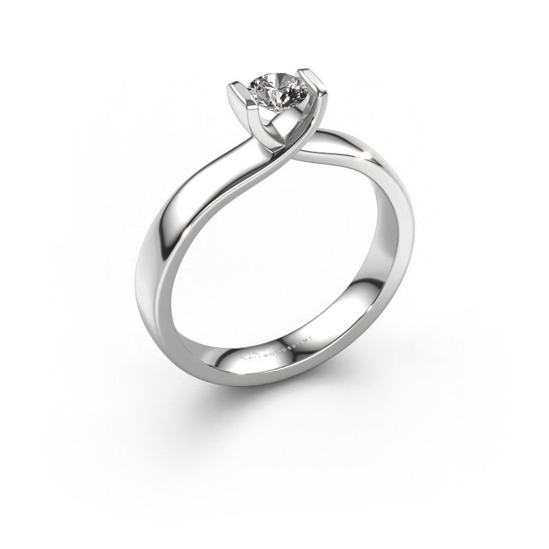 Bague Noor 585 or blanc diamant 0.30 crt