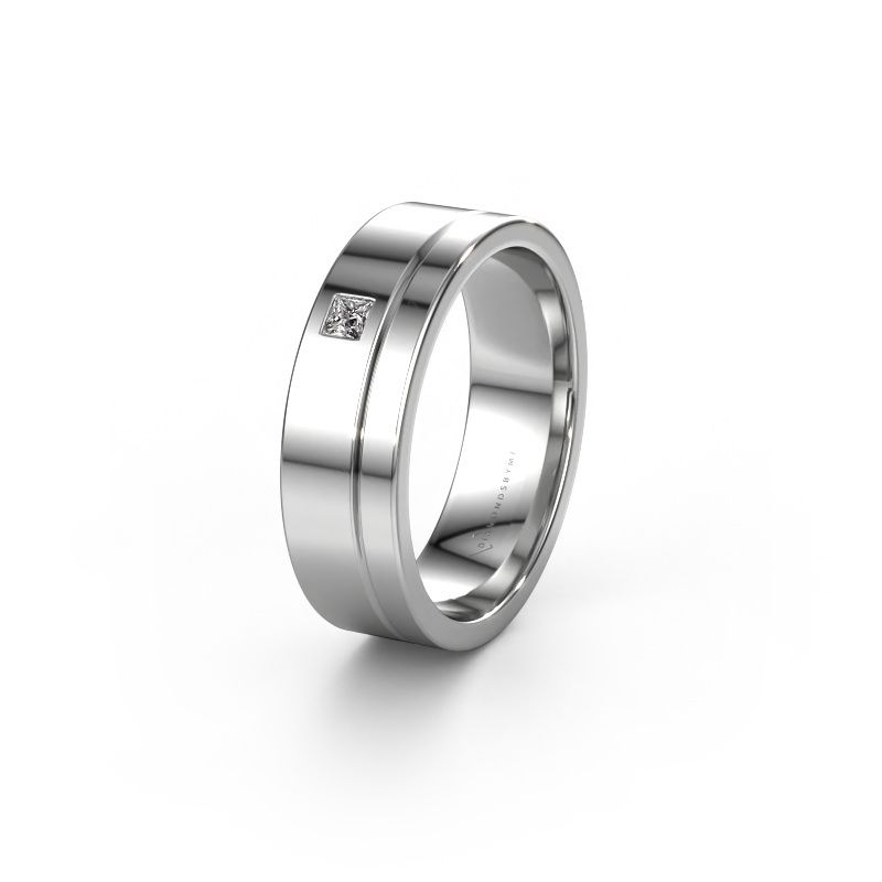 Alliance WH0301L16APSQ 585 or blanc diamant synthétique ±6x1.7 mm