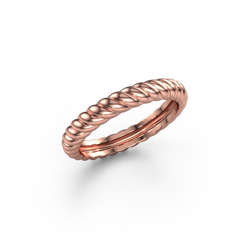 Stackable ring Caren 585 rose gold