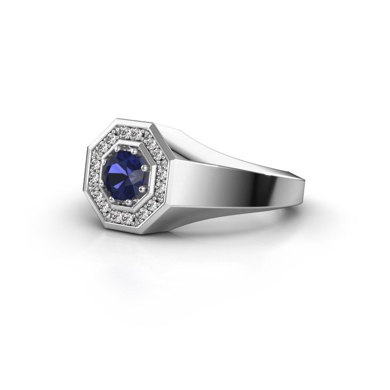 Image of Men's ring jaap<br/>950 platinum<br/>Sapphire 5 mm