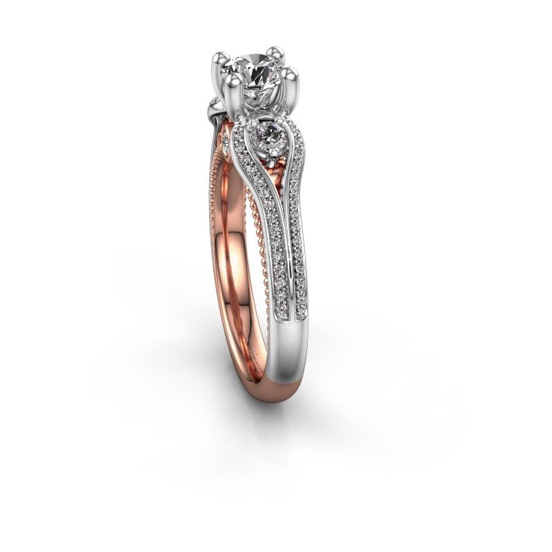 Afbeelding van Verlovingsring Nikita<br/>585 rosé goud<br/>Lab-grown diamant 0.82 crt