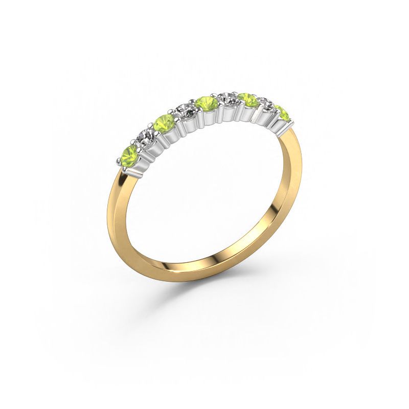 Ring Yasmin 9 585 Gold Peridot 2.4 mm