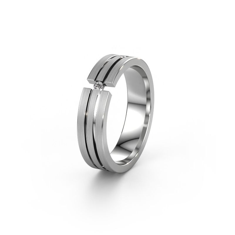 Ehering WH0402L15AM 950 Platin Diamant ±5x1.7 mm