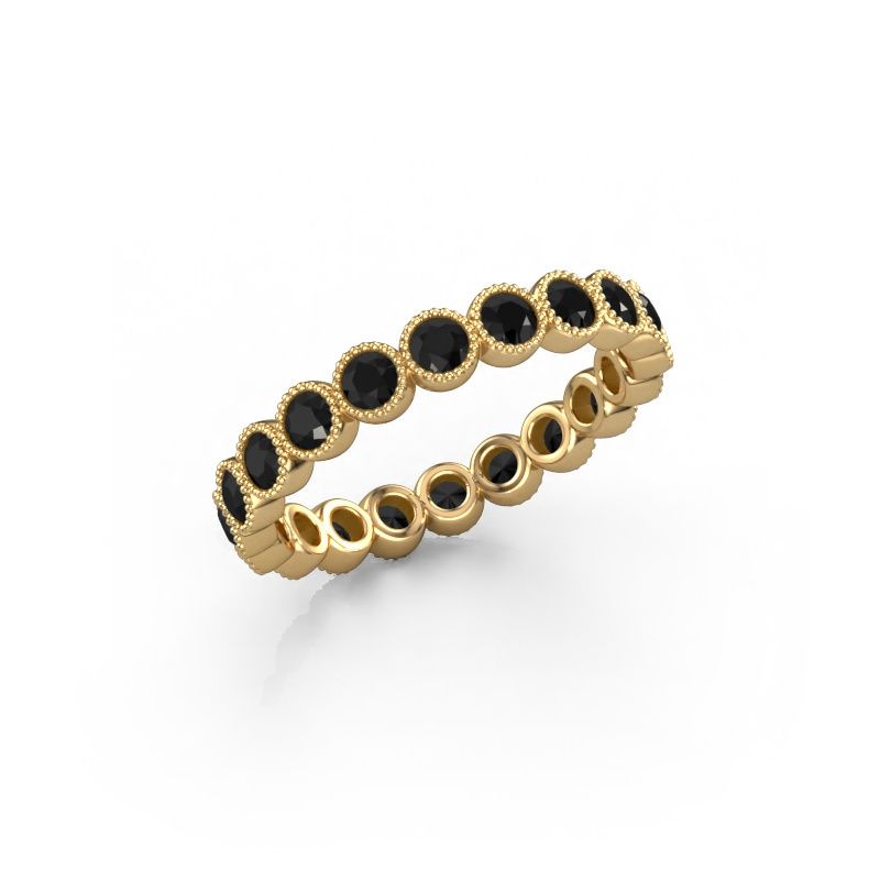 Ring Mariam 0.05 585 gold black diamond 1.32 crt