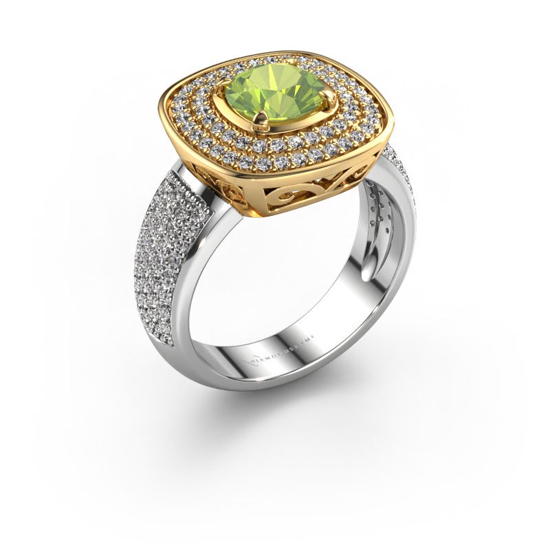 Ring Eliana 585 Gold Peridot 6 mm