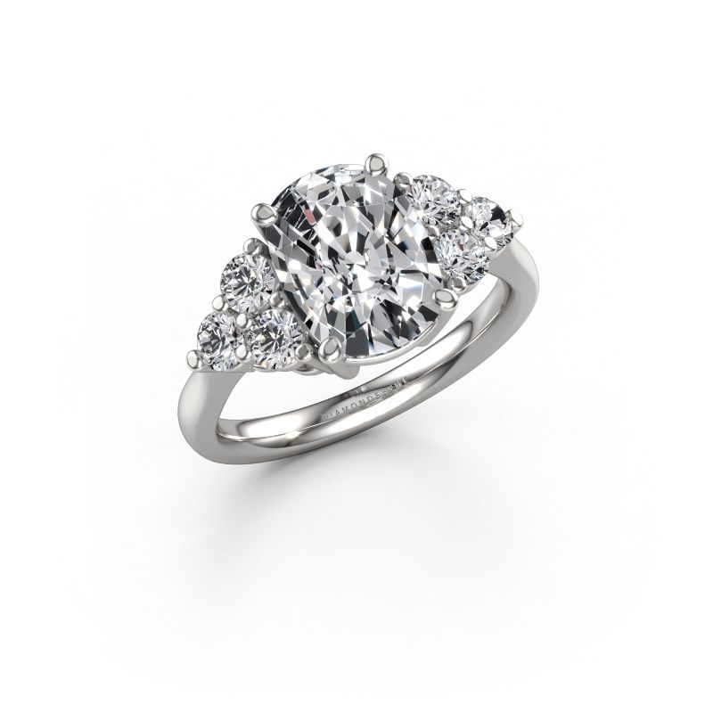 Engagement ring Serenity CSH 950 platinum lab-grown diamond 3.60 crt