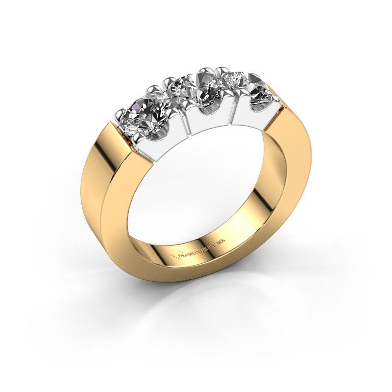 Afbeelding van Ring dana 3<br/>585 goud<br/>Diamant 1.20 crt