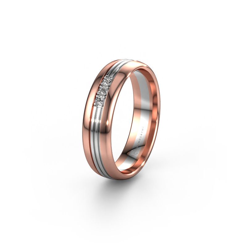 Ehering WH0405L35X 585 Roségold Diamant ±5x1.5 mm