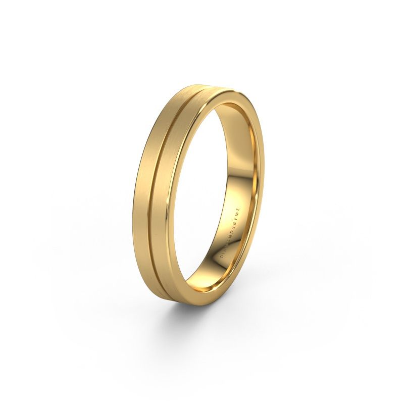 Wedding ring WH0200M14AM 585 gold ±4 x 1.7 mm