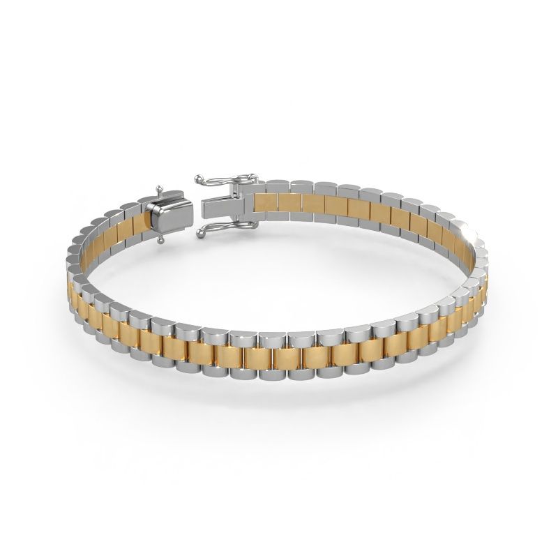 Rolex-Stil Armband Erik 8 mm 585 Gold