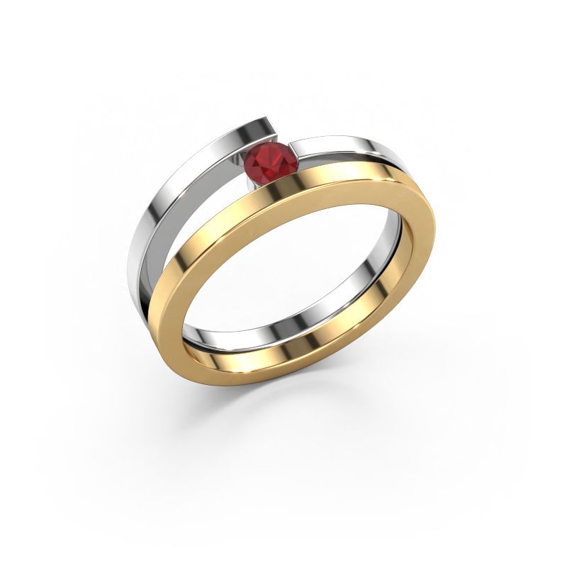 Ring Sandy 585 Gold Rubin 3.4 mm