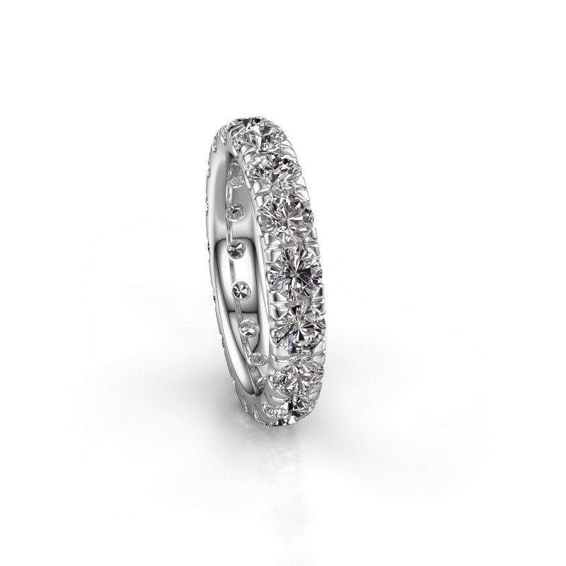 Image of Stackable Ring Jackie 3.7<br/>950 platinum<br/>Lab-grown Diamond 3.40 Crt