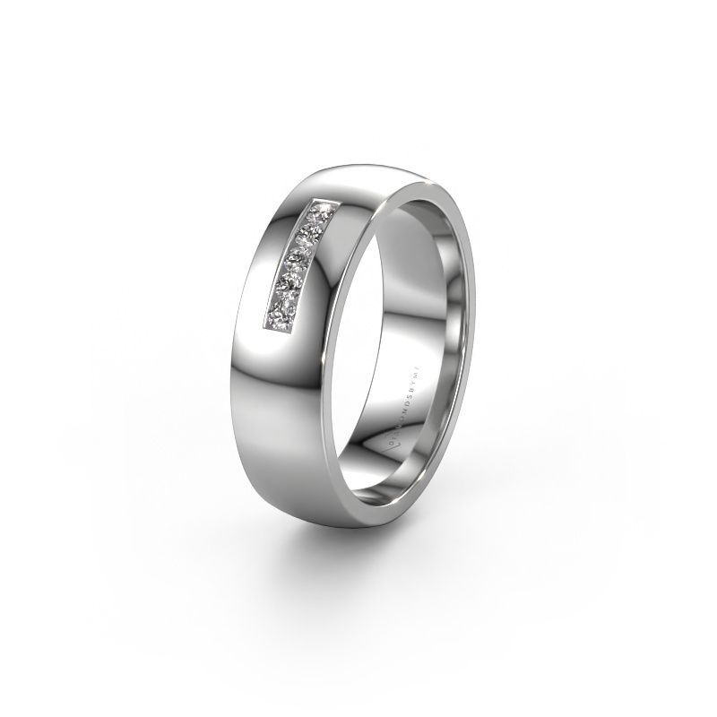 Alliance WH0107L26BP 585 or blanc diamant synthétique ±6 x 2 mm