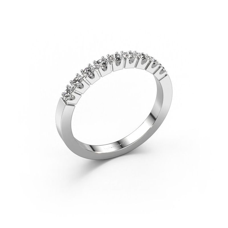Ring Dana 9 950 Platin Zirkonia 2 mm