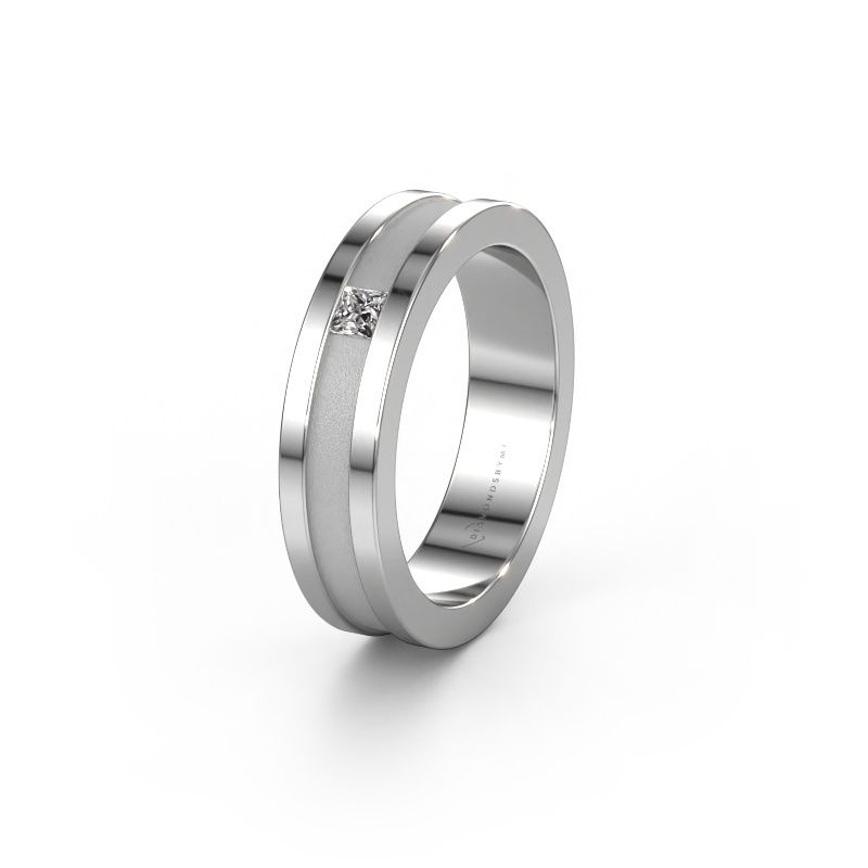 Ehering WH2001L 585 Weißgold Diamant ±5 x 2 mm