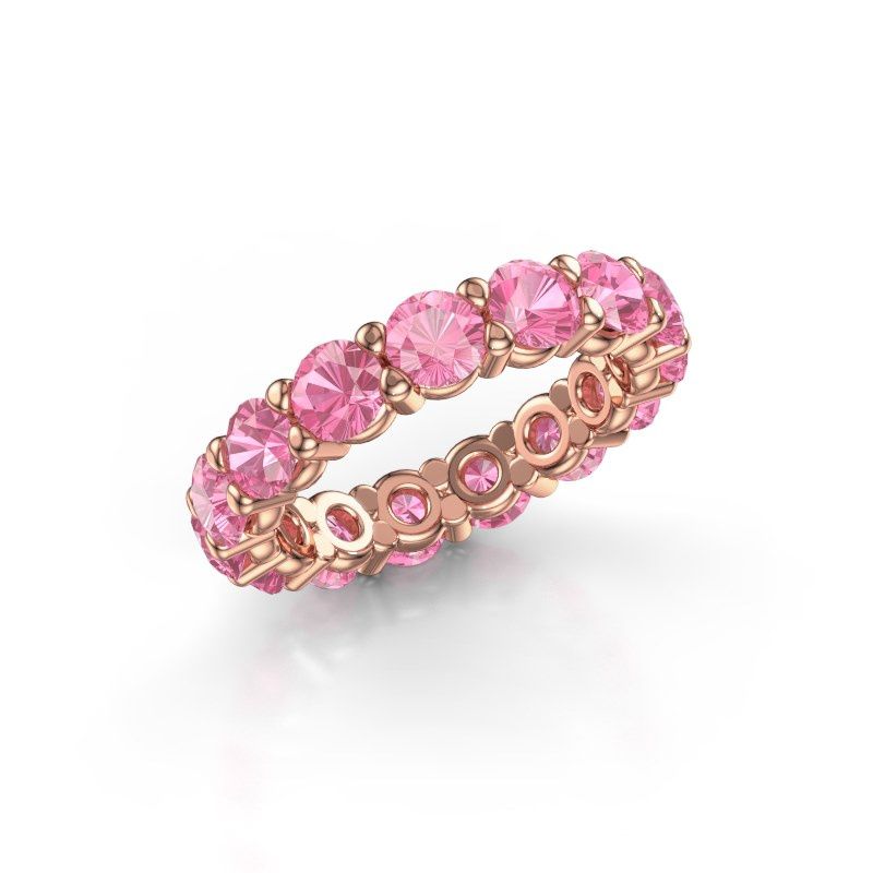 Bild von Ring heddy rnd 4.2<br/>585 Roségold<br/>Pink Saphir 4.2 mm