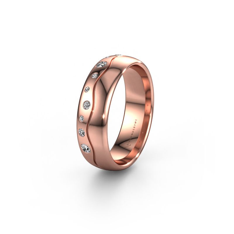 Ehering WH0717L36AP 585 Roségold Lab-grown Diamant ±6x1.7 mm