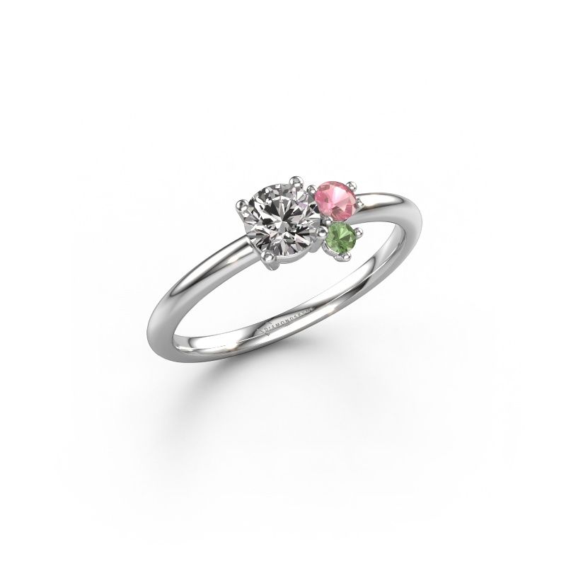 Ring Anouk 950 platinum diamond 0.40 crt