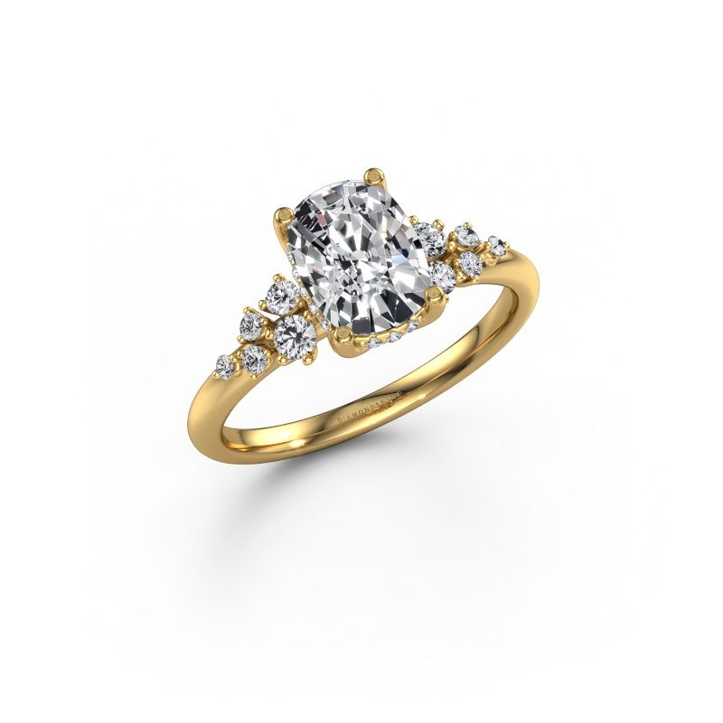 Engagement ring Emma CSH 585 gold lab-grown diamond 1.767 crt
