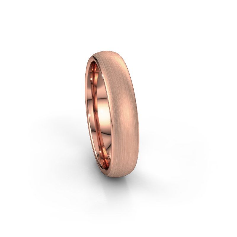 Image of Wedding ring WH0100M35BM<br/>585 rose gold ±5x2 mm
