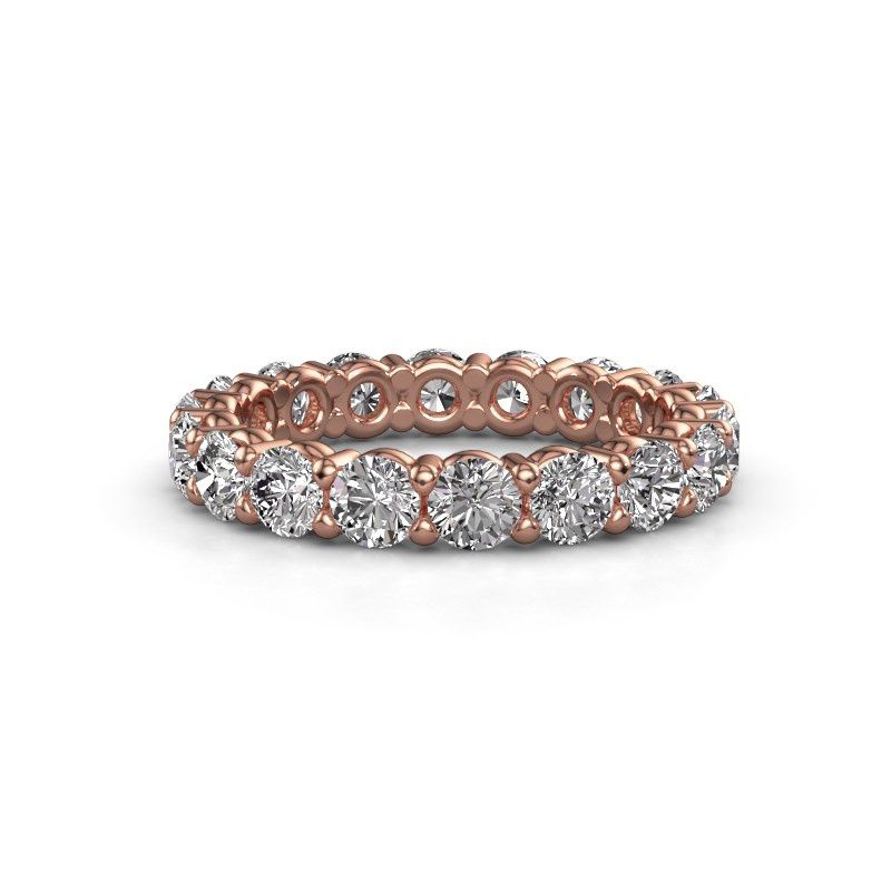 Bild von Ring heddy rnd 3.4<br/>585 Roségold<br/>Zirkonia 3.4 mm