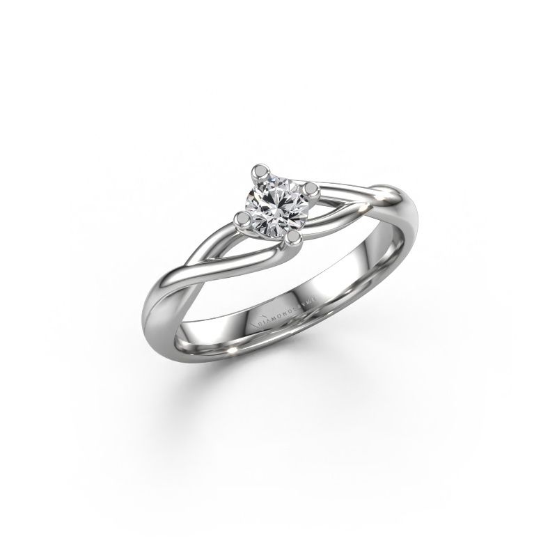 Verlobungsring Paulien 585 Weißgold Lab-grown Diamant 0.25 crt