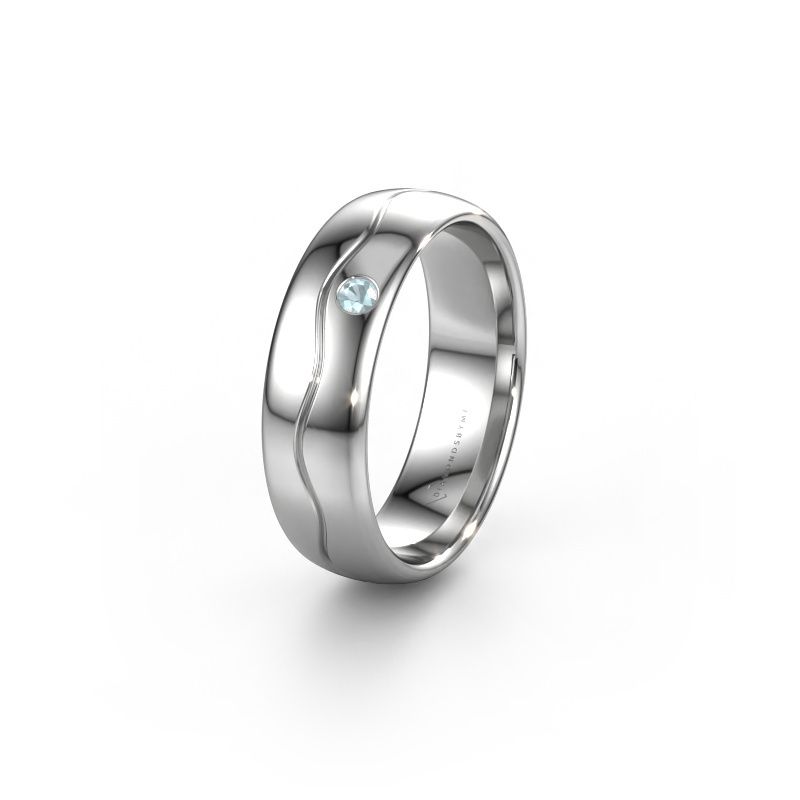 Alliance WH0701L36AP 950 platine aigue-marine ±6x1.7 mm