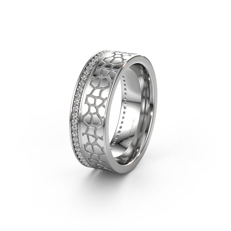 Ehering WH2070L17C 950 Platin Lab-grown Diamant ±7 x 2,2 mm