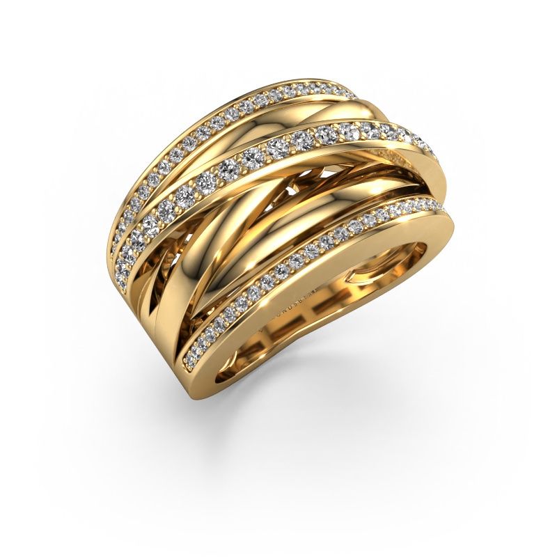 Ring Clair 2 585 gold lab grown diamond 0.565 crt