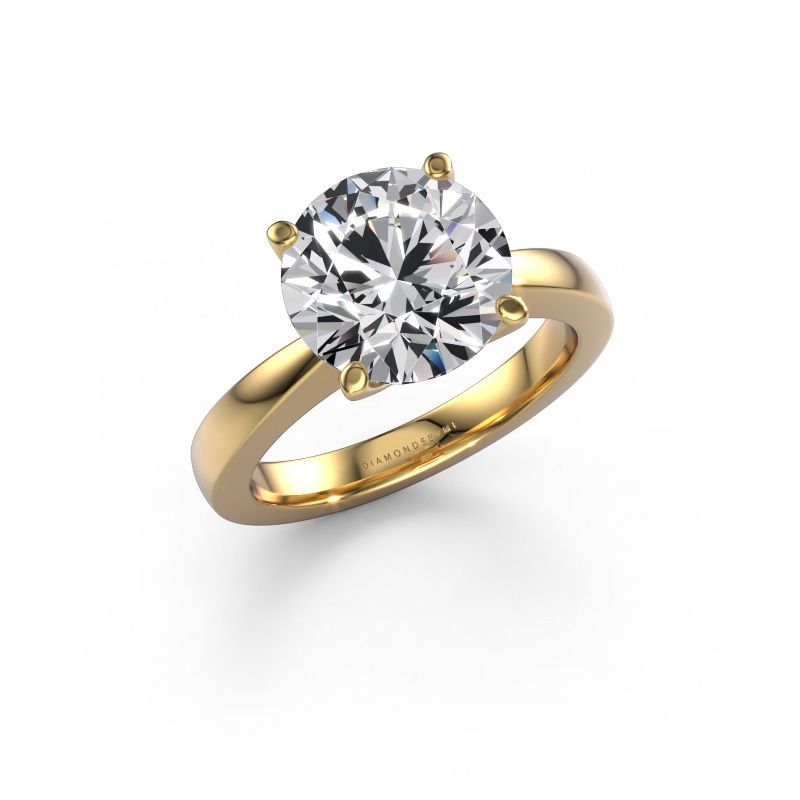 Engagement ring Kitty 585 gold lab grown diamond 4.00 crt