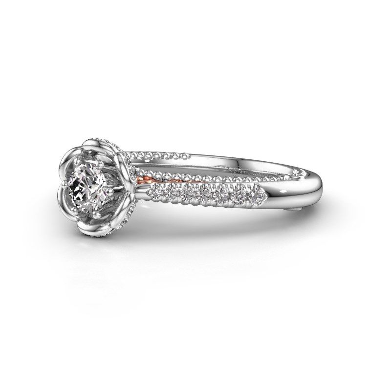 Afbeelding van Aanzoeksring Abbey<br/>585 witgoud<br/>diamant 0.508 crt