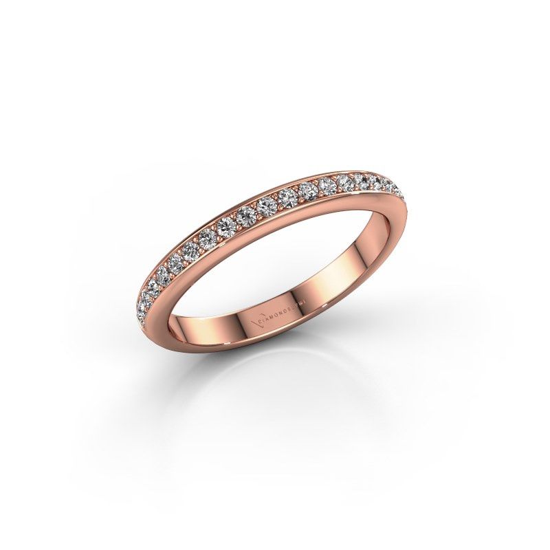 Afbeelding van Aanschuifring SRH0561C20H6<br/>585 rosé goud<br/>Diamant 0.252 crt