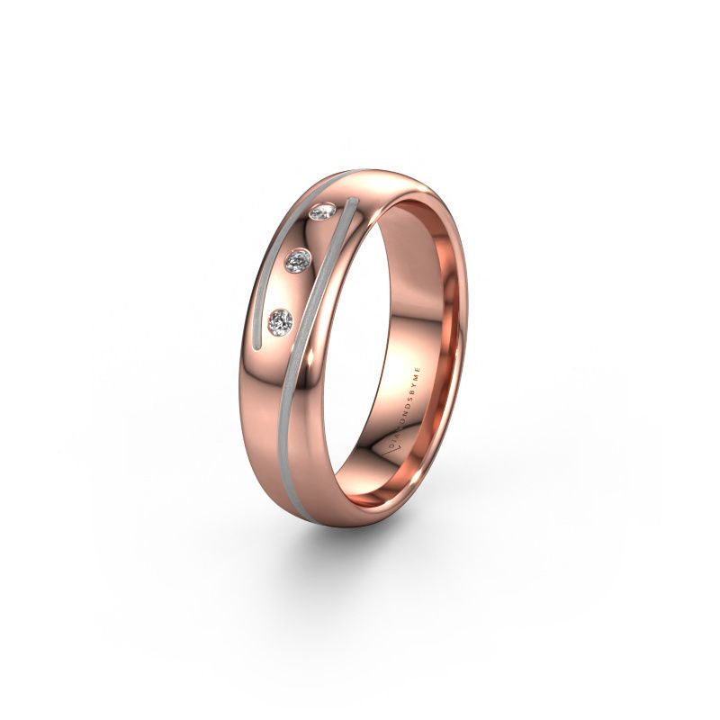 Alliance WH0152L25A 585 or rose diamant ±5x1.7 mm
