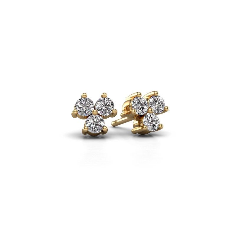 Afbeelding van Oorstekers Shirlee 585 goud diamant 0.60 crt