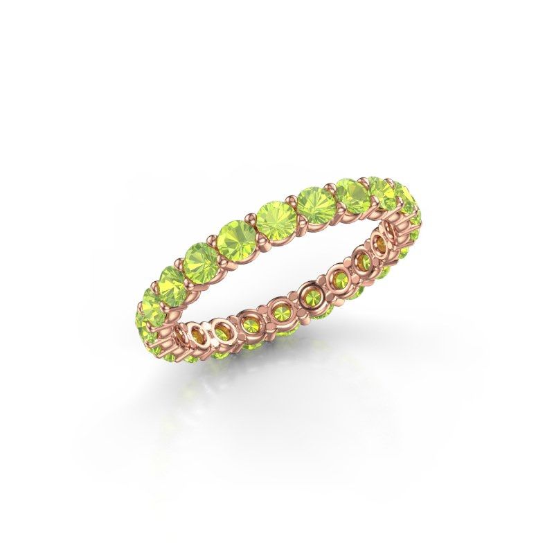 Bild von Vorsteckring heddy rnd 2.7<br/>585 Roségold<br/>Peridot 2.7 mm