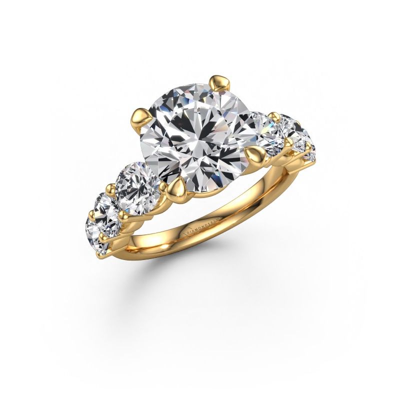 Engagement ring Deja 585 gold lab grown diamond 4.00 crt