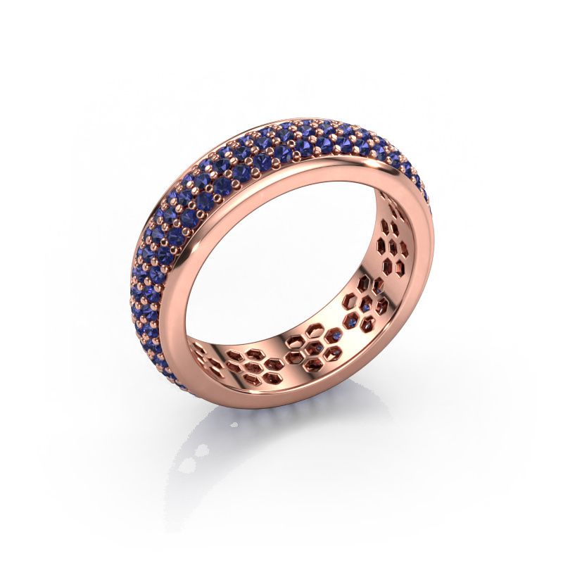 Bague Tara 585 or rose saphir 1.3 mm