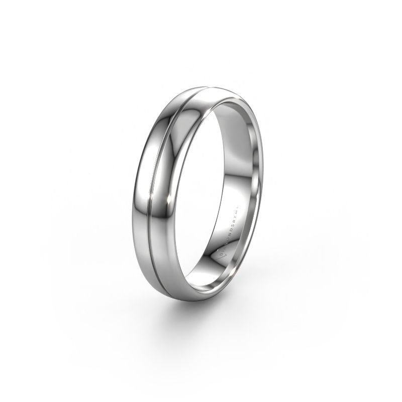 Wedding ring WH0221M35X 585 white gold ±0.20x0.06 in