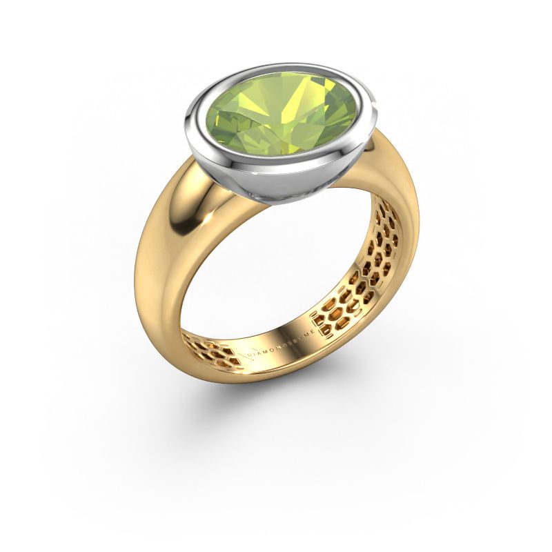 Ring Evelyne 585 Gold Peridot 10x8 mm