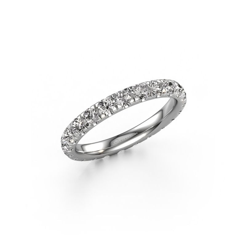 Ring Jackie 2.5 585 white gold lab grown diamond 1.38 crt