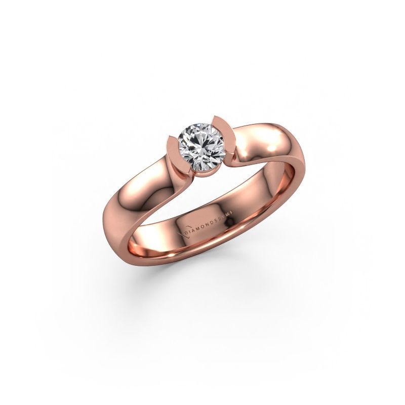 Ring Ophelia 585 rose gold lab grown diamond 0.30 crt