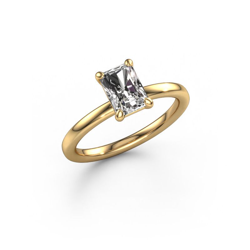 Verlovingsring Simone RAD 1 585 goud diamant 1.00 crt