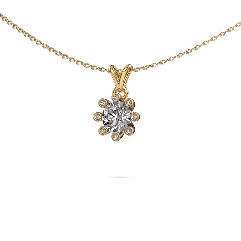 Pendant Carola 3 585 gold zirconia 6 mm