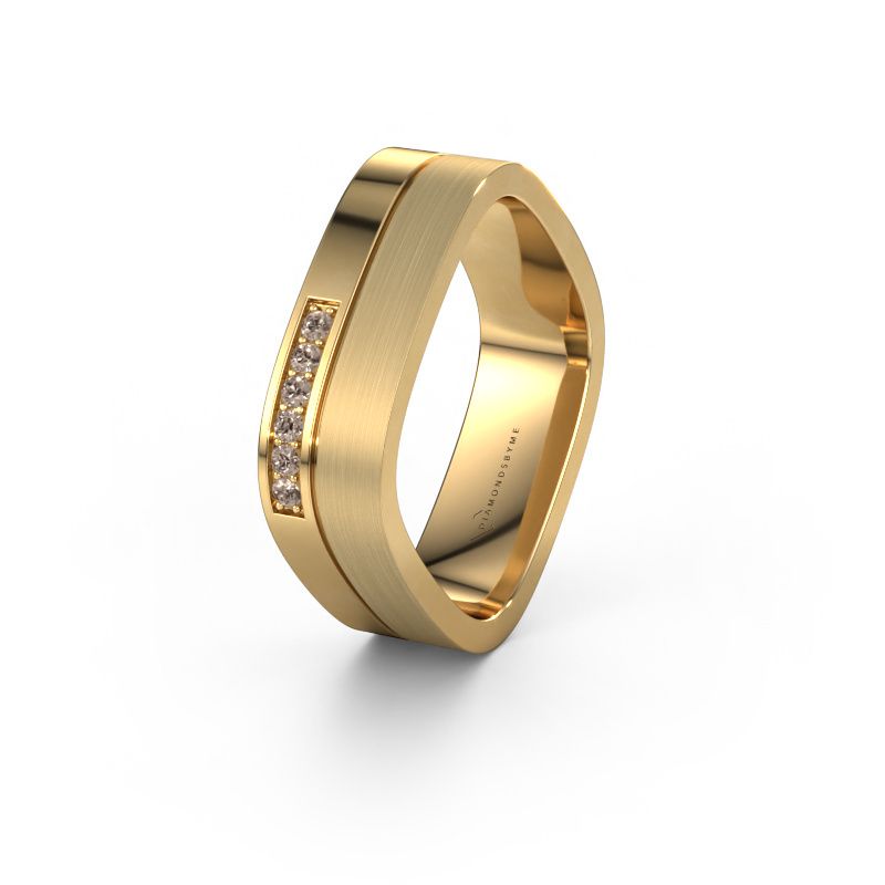 Ehering WH6030L16A 585 Gold Braun Diamant ±6x1.7 mm