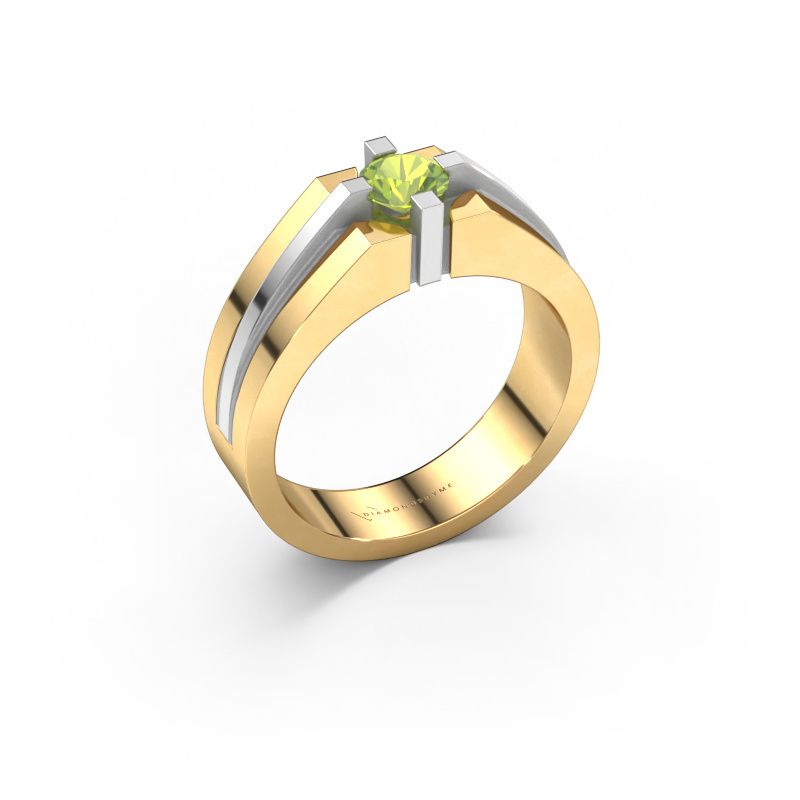 Men's ring Kiro 585 gold peridot 5 mm